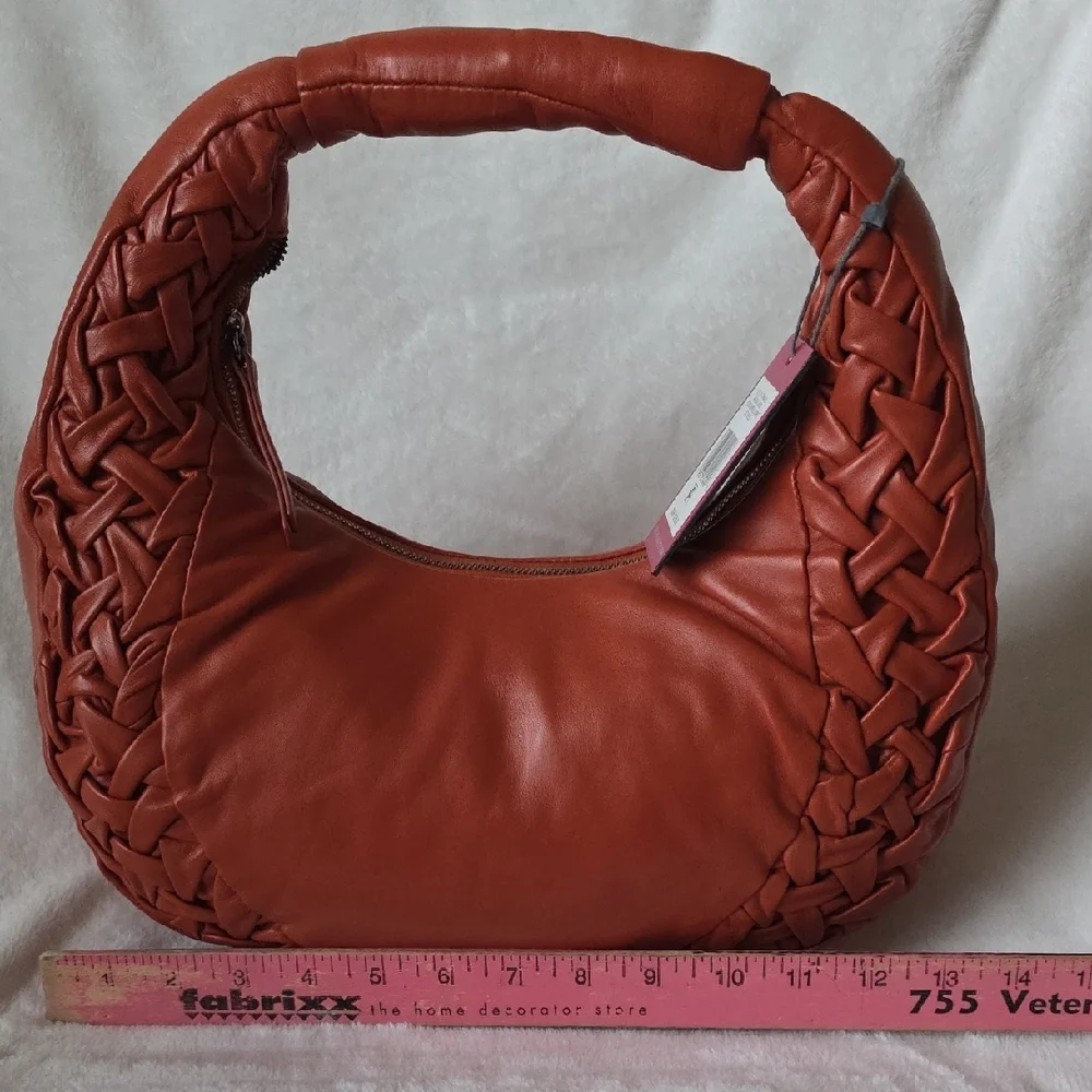 Vince‎ Camuto Women's Tan Woven Hobo Bag